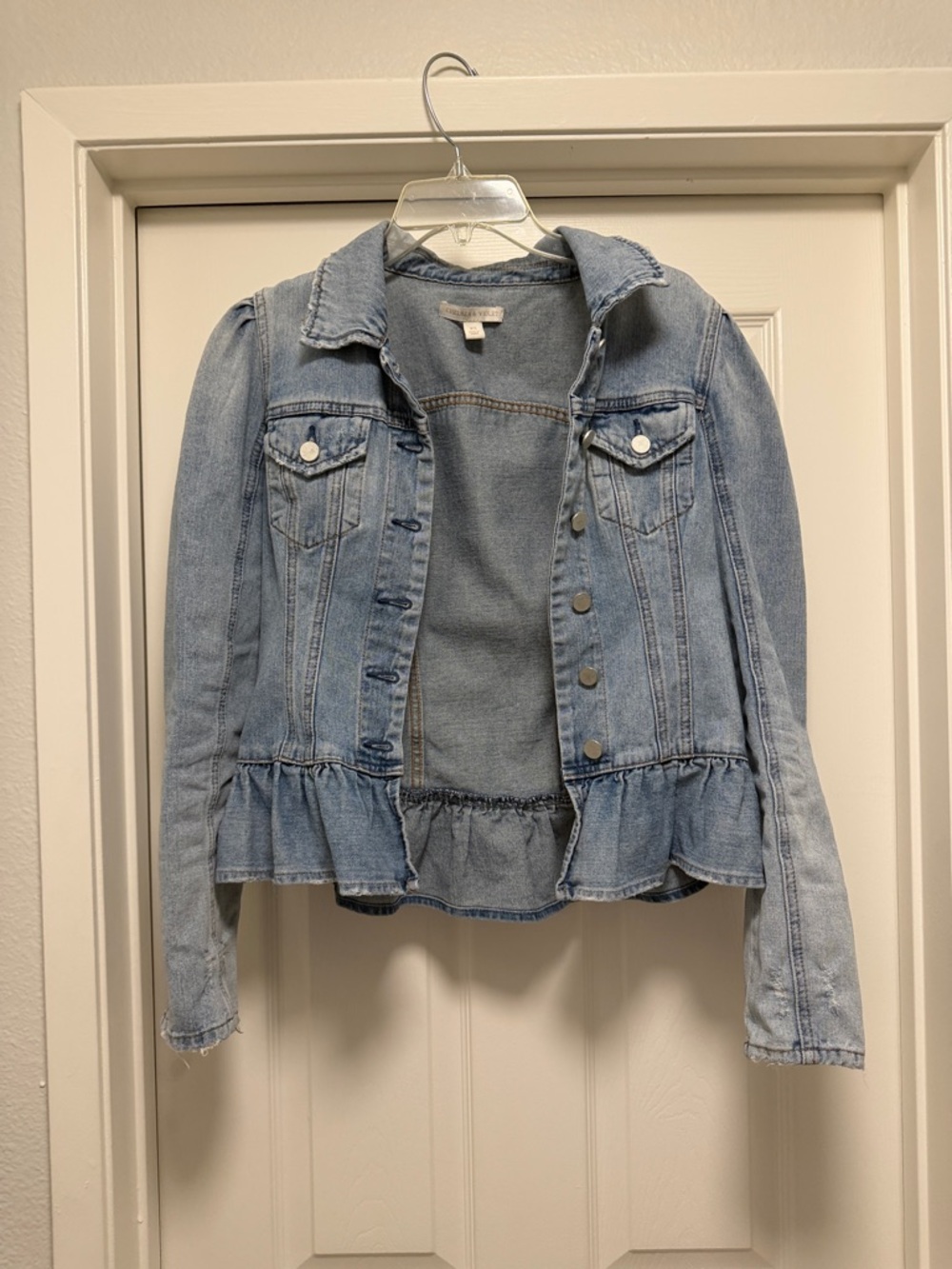 Chelsea & Violet Light Blue Denim Jacket